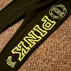 Victoria's Secret Pink Army Green Lounge Pants