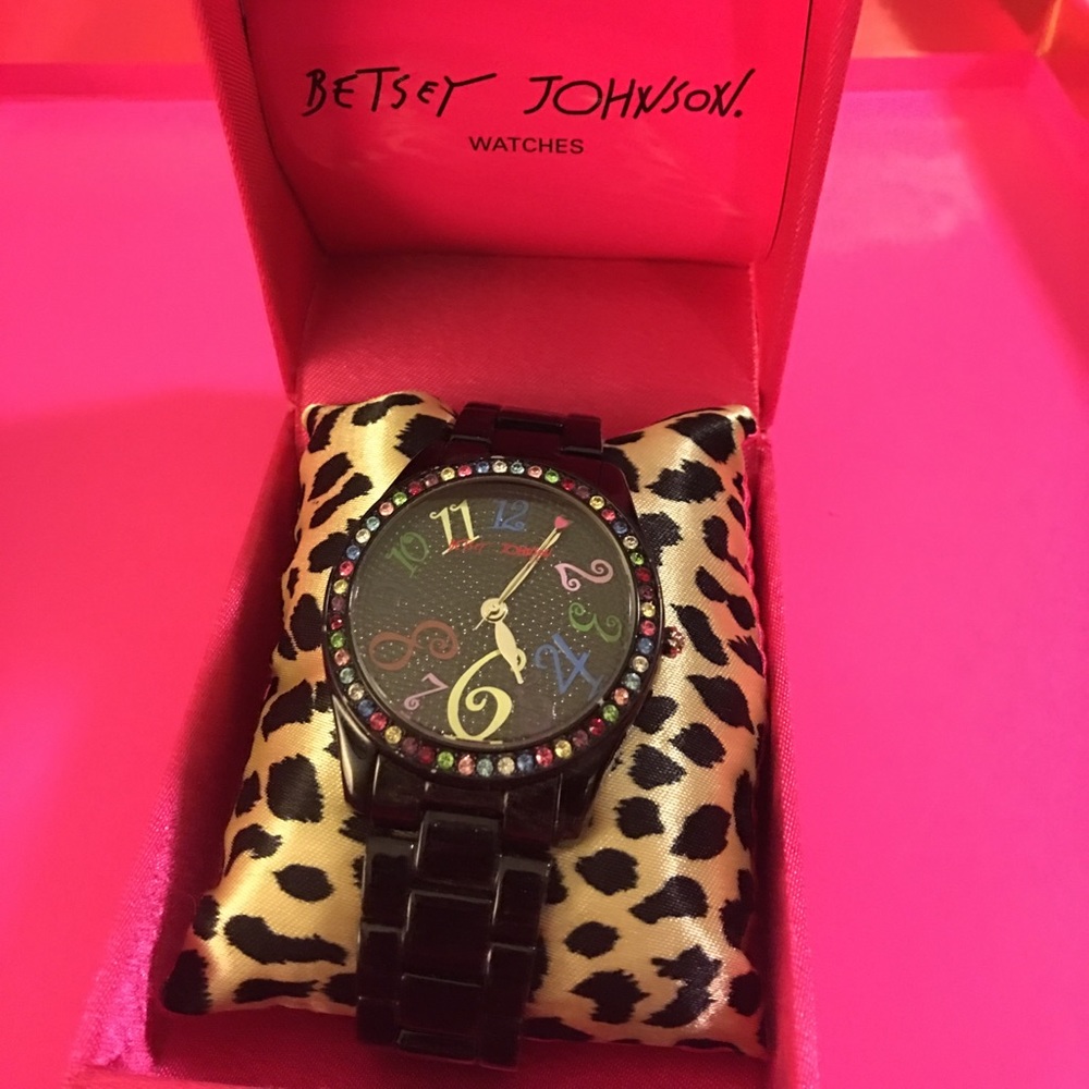 Betsey Johnson black watch