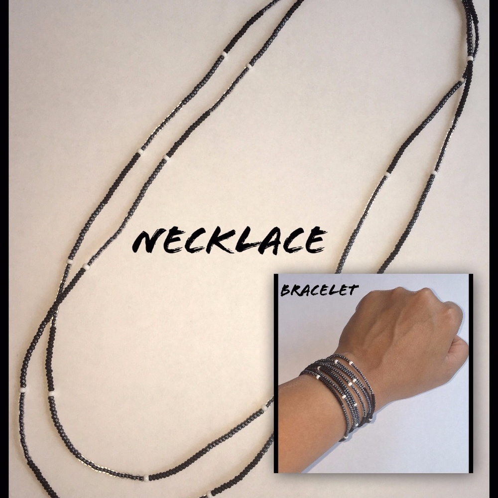 🎀2 FOR $10🎀 Stretch Necklace/Bracelet - 2 in 1