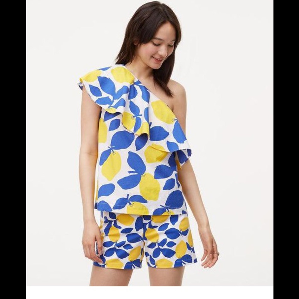 NWT lemonade one shoulder top