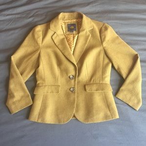 The Limited OBR Lined Mustard Colored Blazer XS