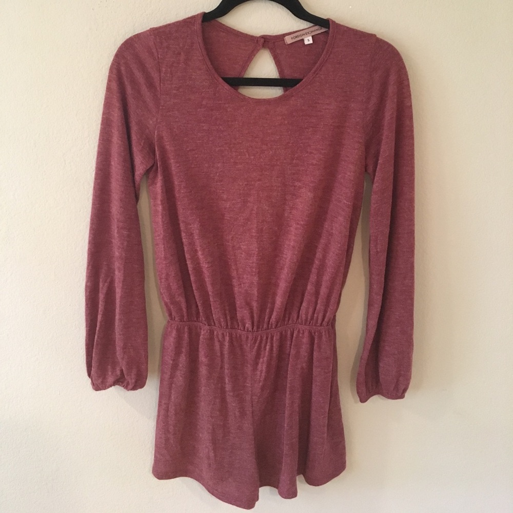 Maroon romper