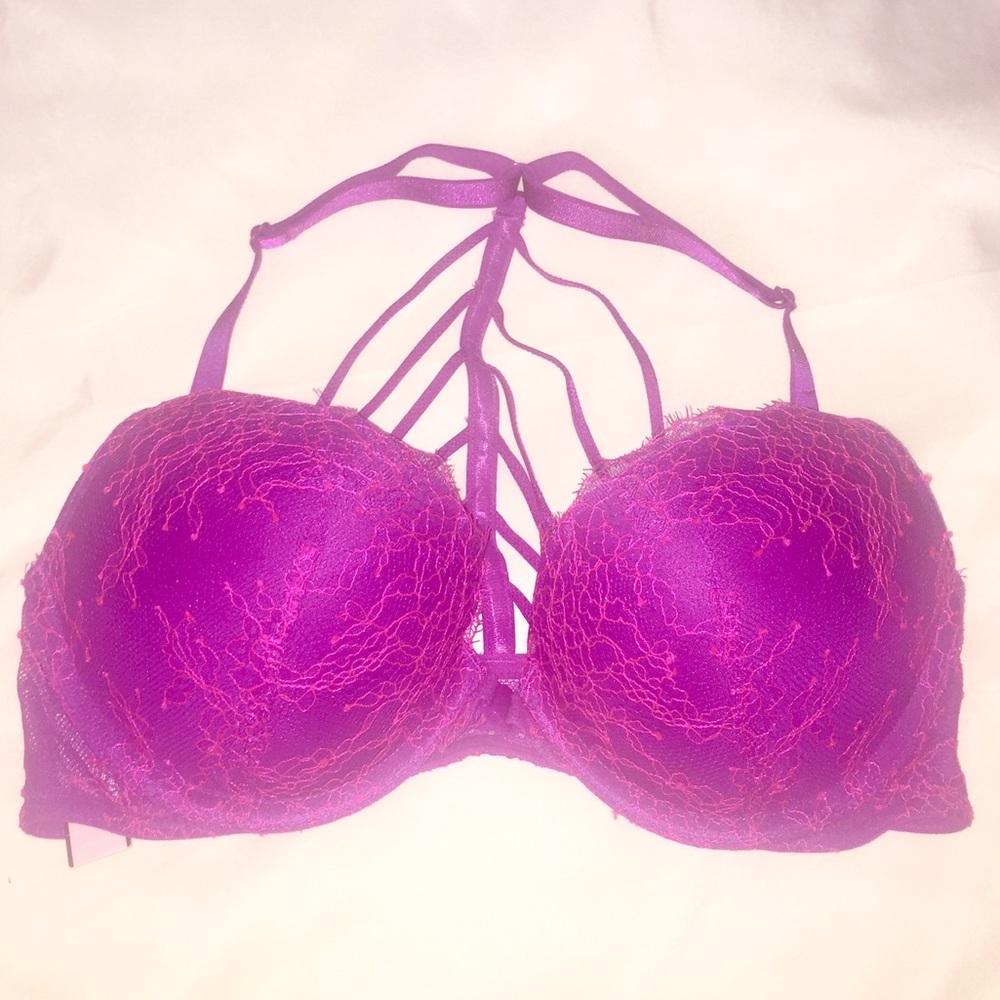 NWT Victoria secret push-up strappy bra 32C