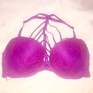 NWT Victoria secret push-up strappy bra 32C