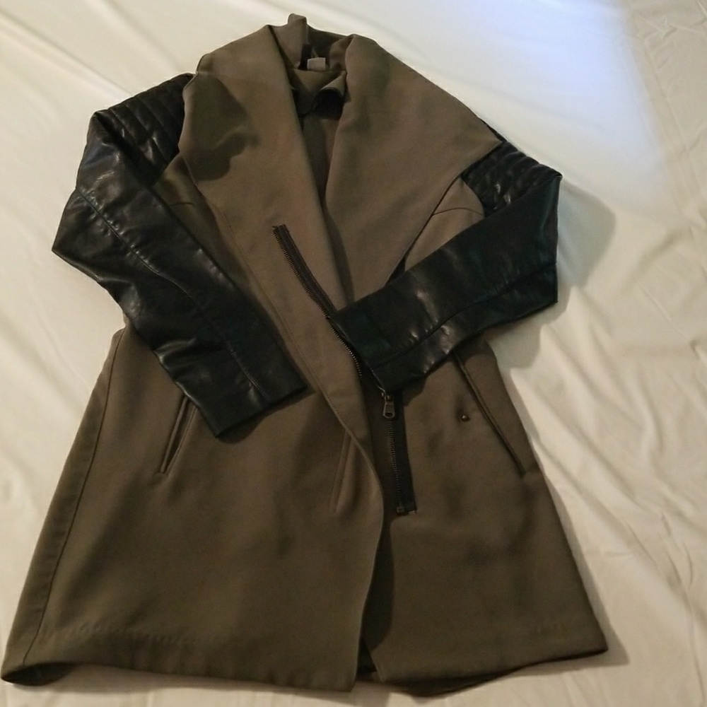 Green and black jacket