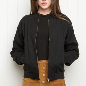 SOLD Kasey Brandy Melville Navy Bomber Jacket