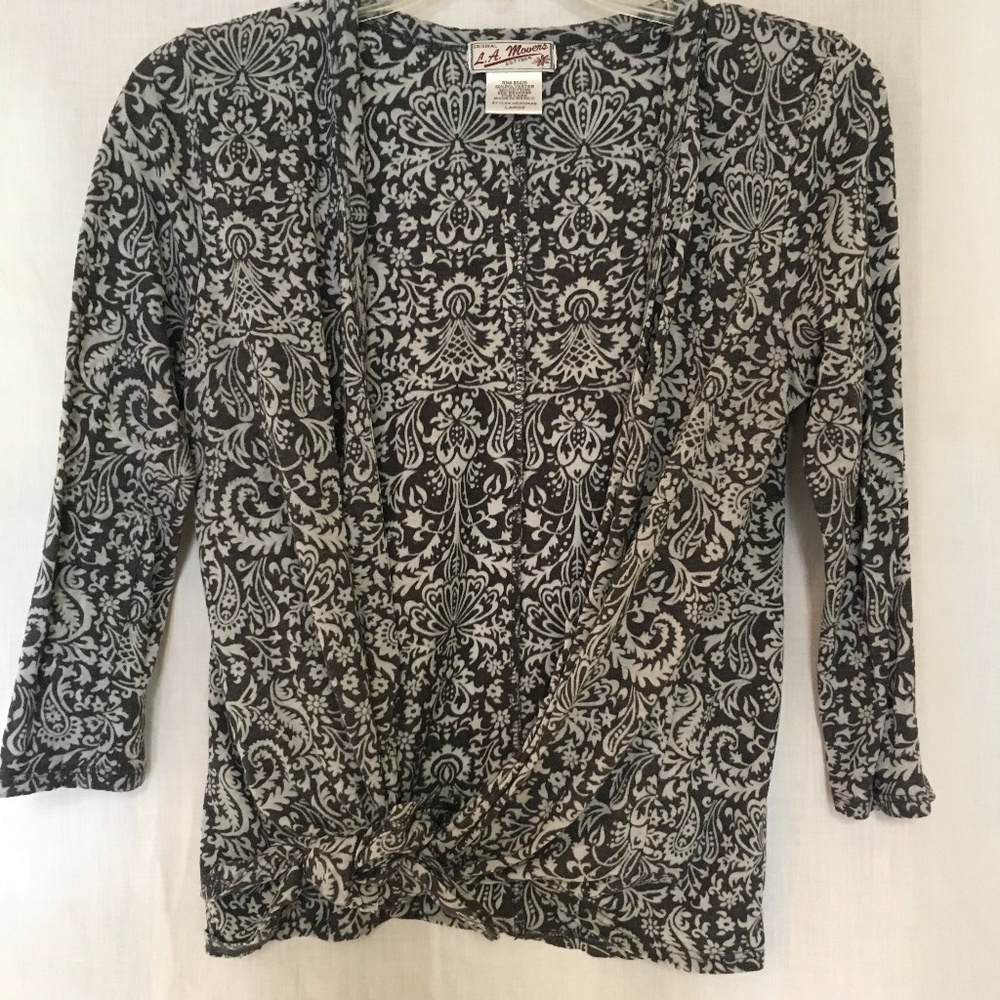Stylish tie front Cardigan - Size Large