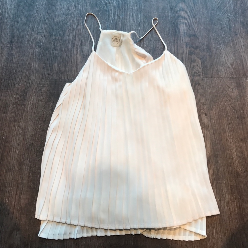 UO cream blouse
