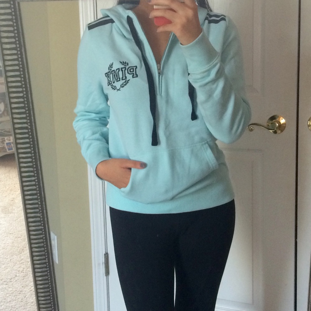 VS PINK Half-Zip Hoodie