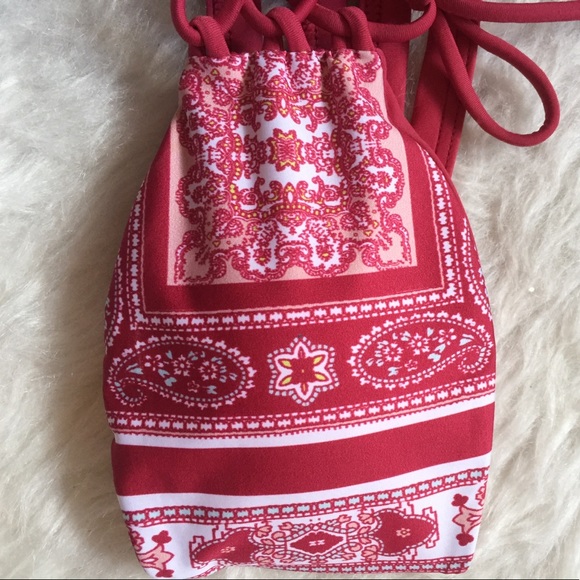 SALE 💚 Lovers + Friends Paisley Tie Bandeau Bikini Top - Picture 8 of 8