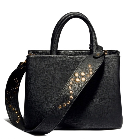 🆕The Ashley Black Tassel Studded Handbag - Picture 3 of 7