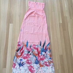 Long Floral, Flowy Dress