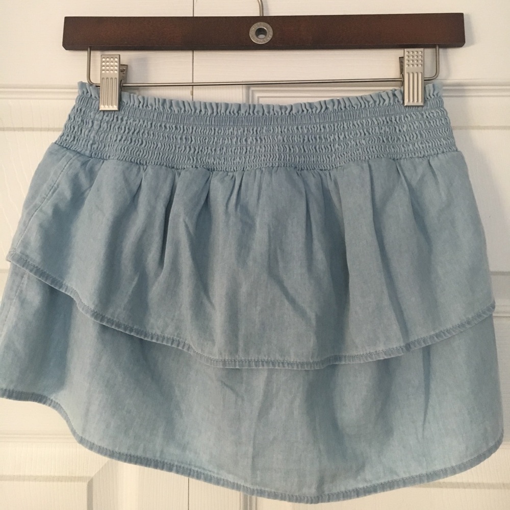 Aerie Chambray Tube Top