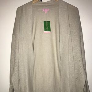 Lilly Pulitzer NWT Melly Cardigan Gilver XS
