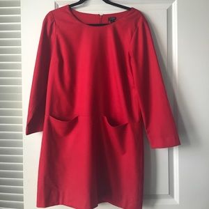 JCrew Factory Long Sleeve Shift Dress