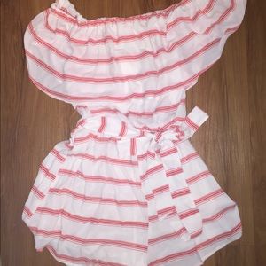 Lush clothing Brand striped Romper