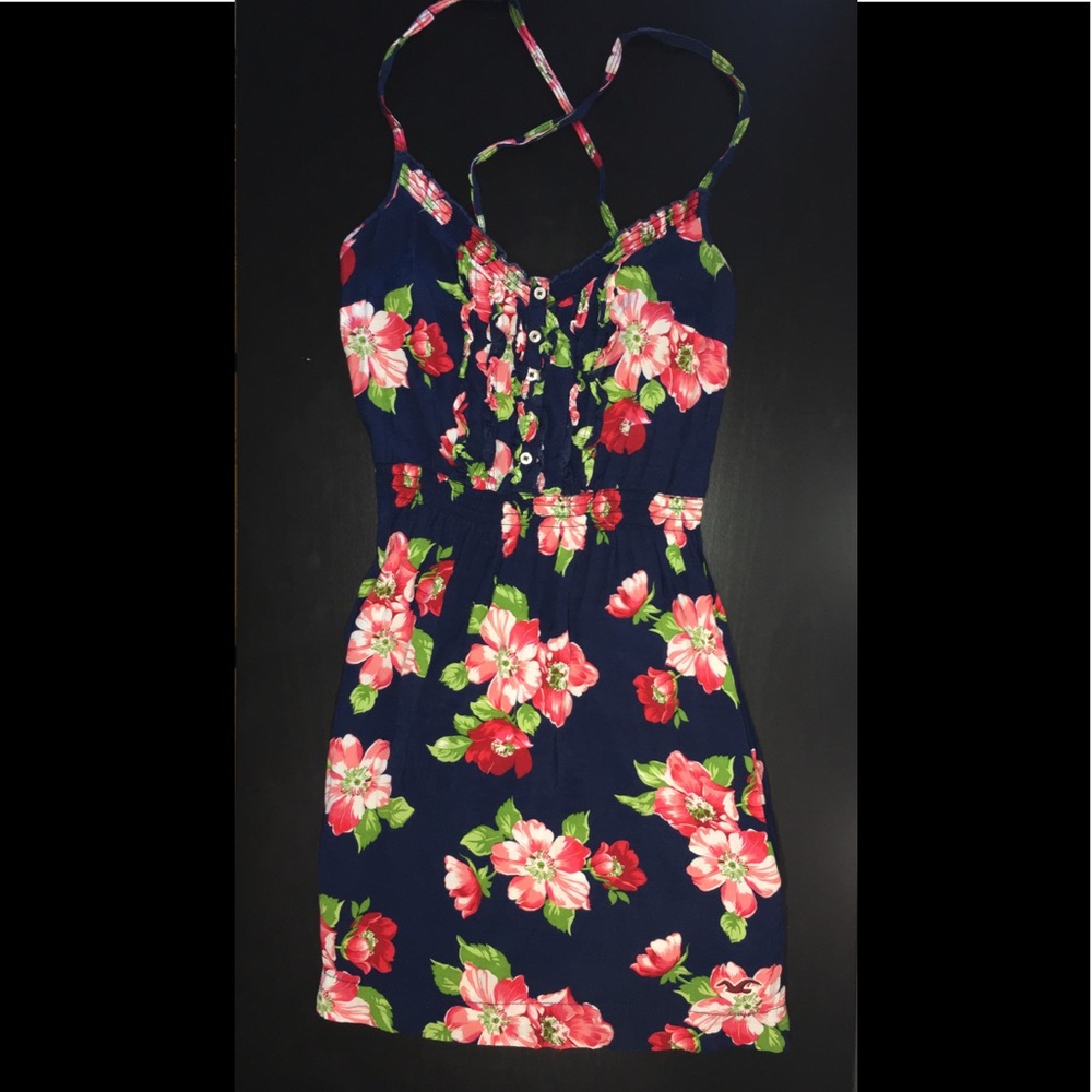 Floral Blue Dress