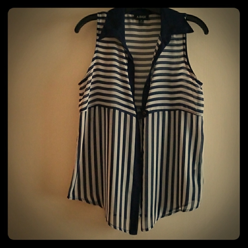 Sheer A Byer tank top