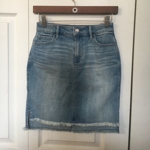 Denim Pencil Skirt