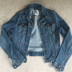 H&M L.O.G.G Cropped Jean Jacket