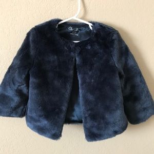 Cherokee Faux Fur Toddler Jacket