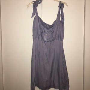 Never Worn Summer Dress - blue & white stripes.