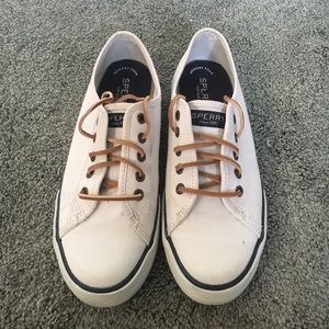 White Sperry Top-Sider