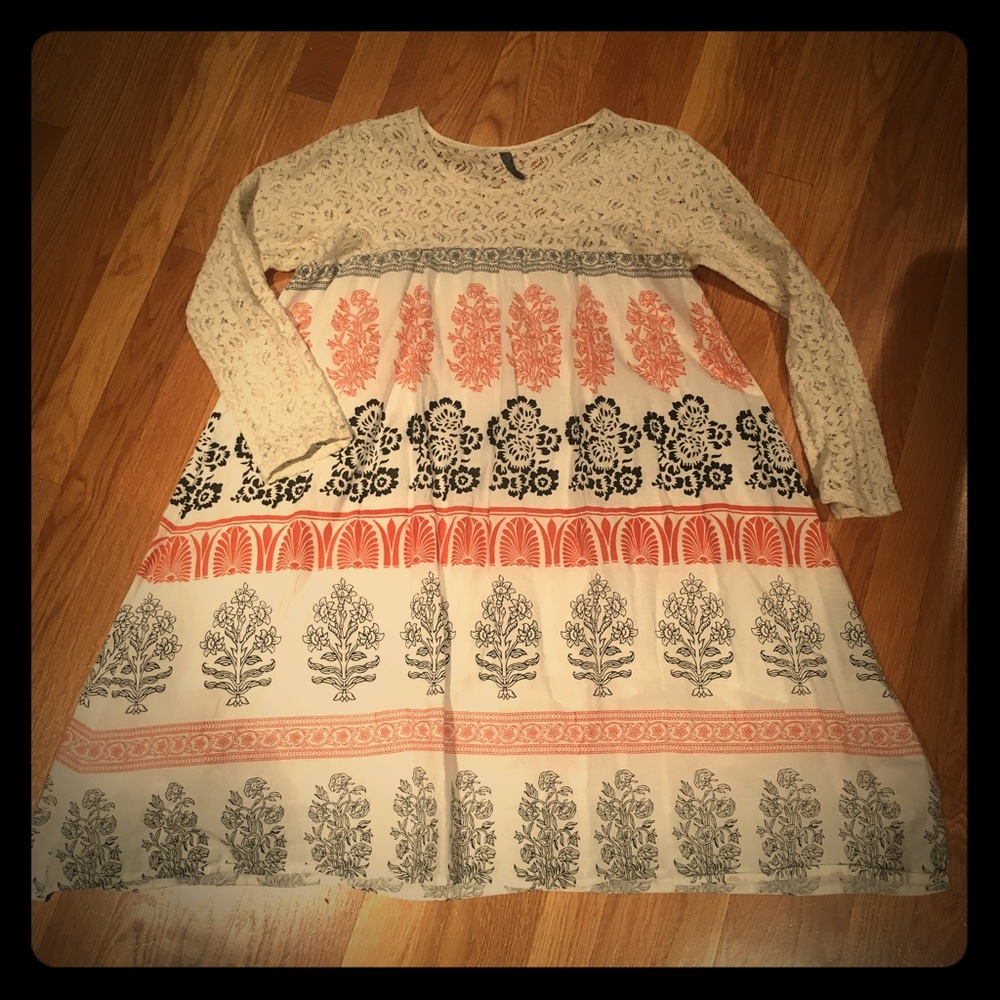 Small Blue Sky Hippie Sundress