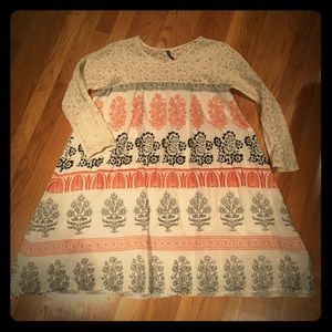 Small Blue Sky Hippie Sundress