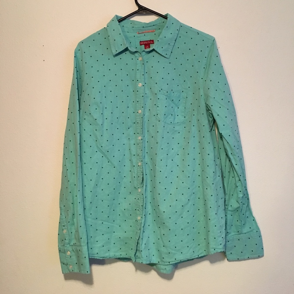 Merona Mint to Be Button Up