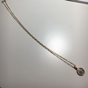 Gold "Virgin Mary" necklace