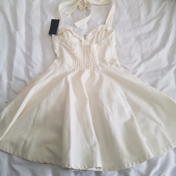 NWT Guess Mirage Ingrid Dress Denim Lace - Picture 4 of 8