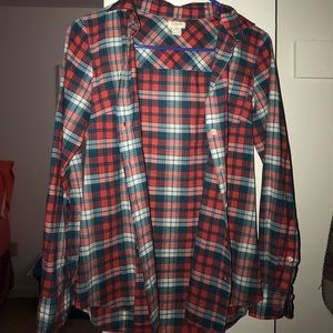 Jcrew plaid button up