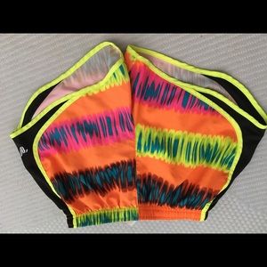 Colorful running shorts