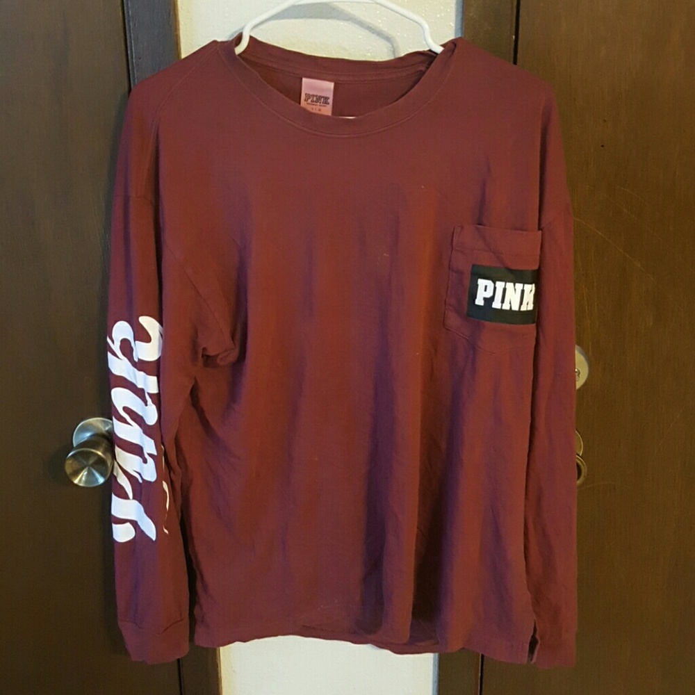 Maroon Pink brand shirt