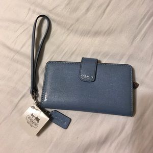 Blue wristlet wallet new with tags
