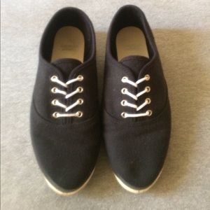 American apparel black Canvas sneaker