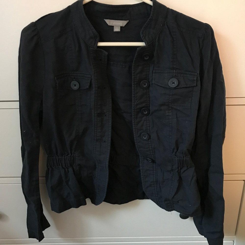 Nordstrom navy blue light jacket- size small