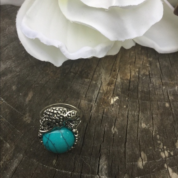 ⚜️Antique Elephant Turquoise Ring⚜️ - Picture 3 of 5