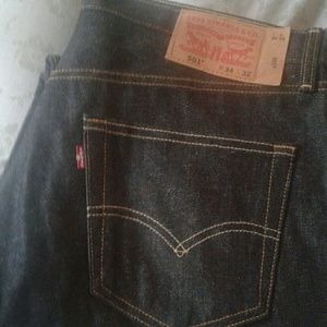 Levi 501 regular black size 34×32