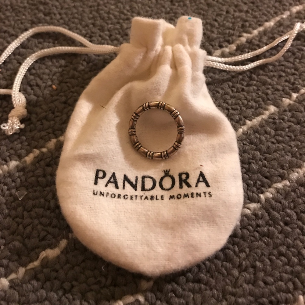 Silver Pandora ring size 5