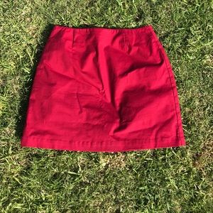 Gap stretch size 2 skirt in RED!!!