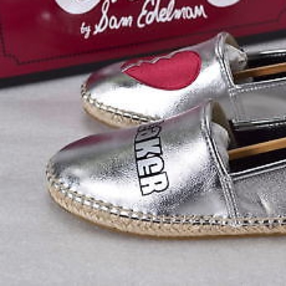 Metallic Slip On Espadrille Loafer - Picture 4 of 6