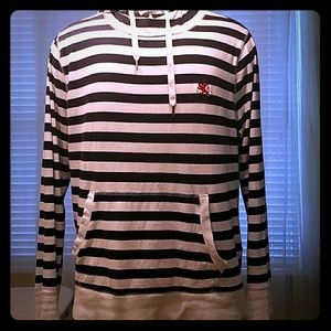 Men's Express Navy and White Pullover