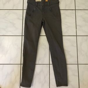 Pilcro Anthropologie dark Grey Skinny Jeans