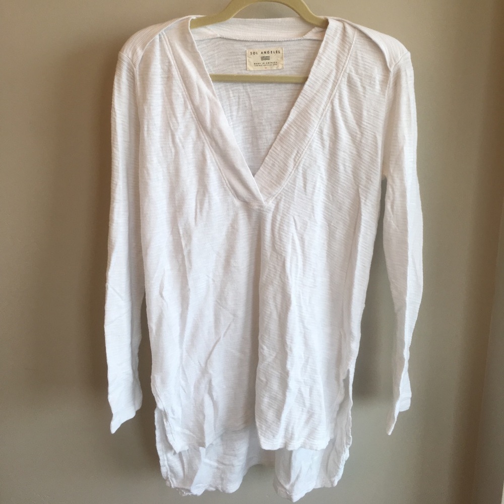 Anthropologie- Sol Angeles long sleeve Tee