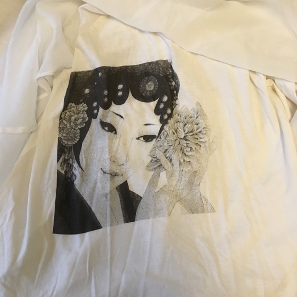 S. DEER chiffon blouse - Picture 3 of 4