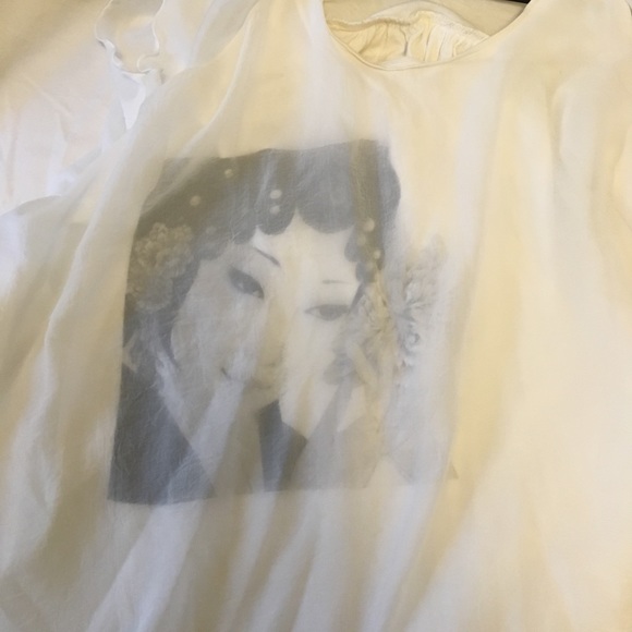 S. DEER chiffon blouse - Picture 4 of 4