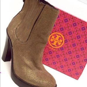 Tory burch copper boots