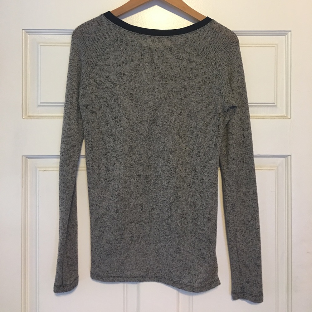 Print Contrast Sweater - Picture 3 of 4